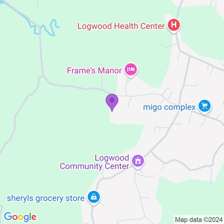 Map showing Logwood Health Centre