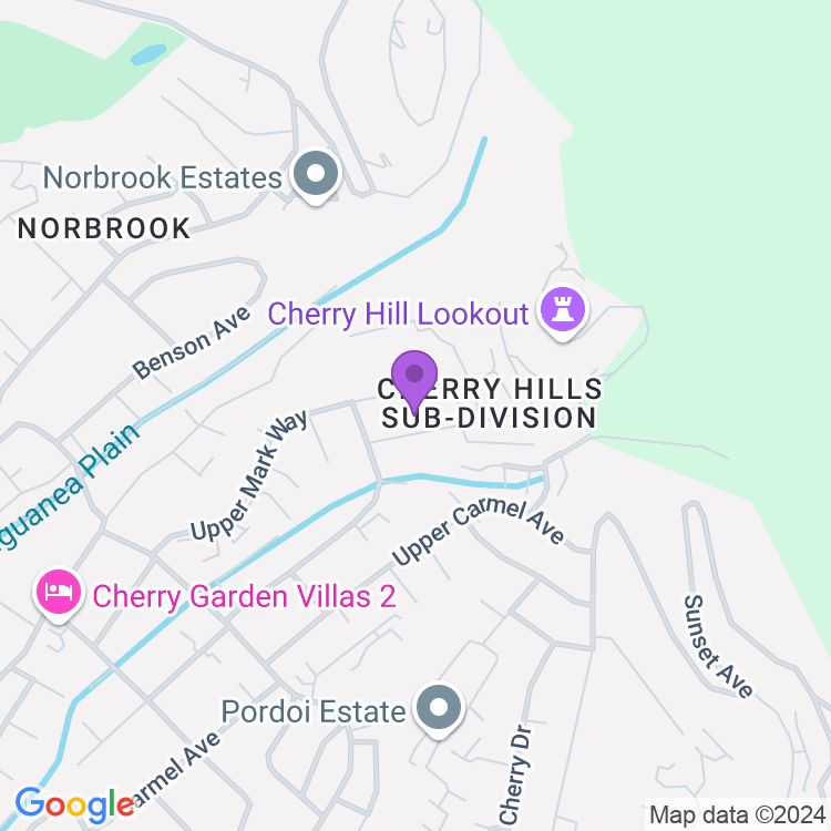 Map showing Hillel Academy Jamaica