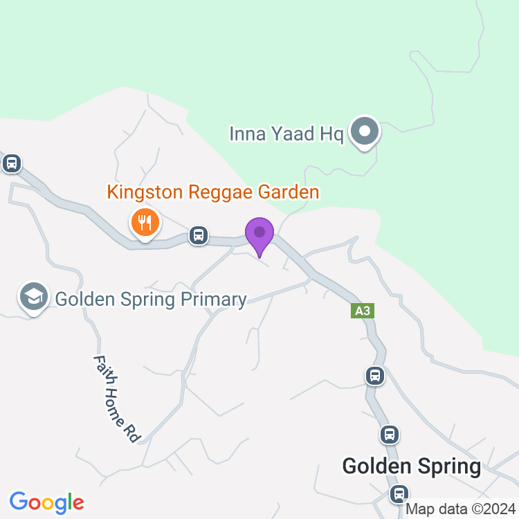 Map showing Golden Spring Health Centre